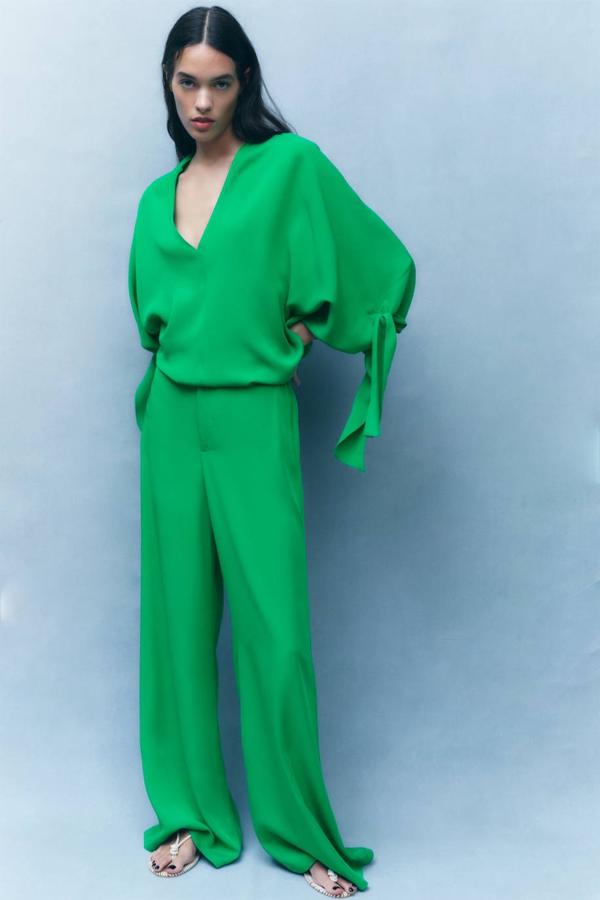 Camisas, vestidos, pantalones: así se lleva la tendencia del color verde