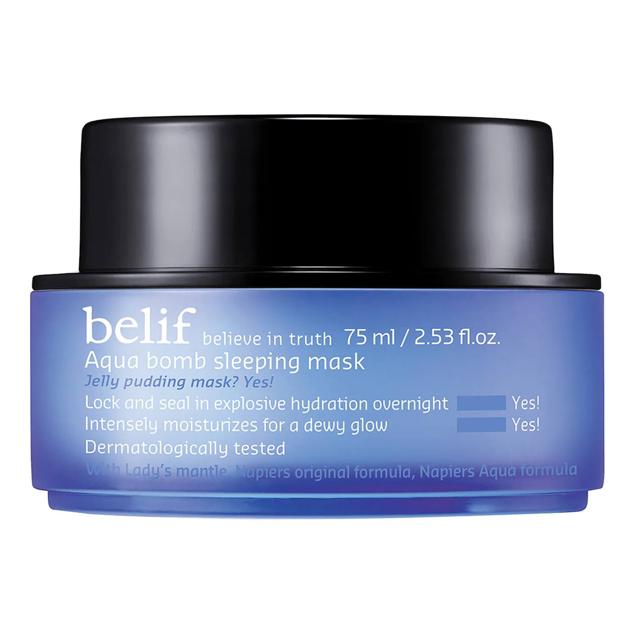 Mascarillas antiedad intensivas: Aqua Bomb Sleeping Mask de Belif