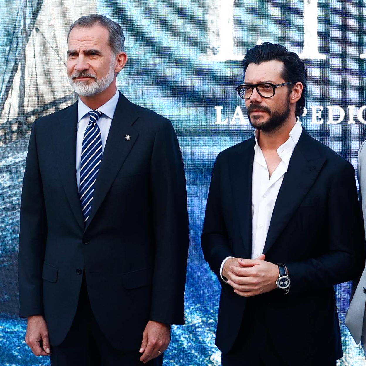 El rey Felipe VI en el preestreno de «Sin límites»./gtres