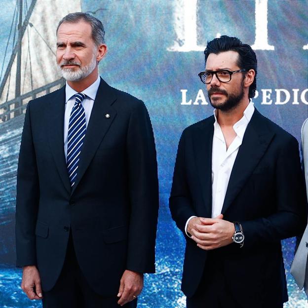 El rey Felipe VI en el preestreno de «Sin límites».