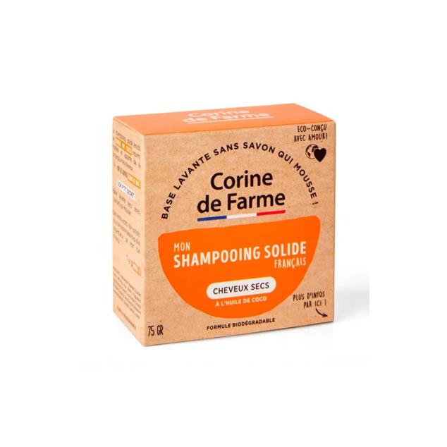 Champu Sólido Para Cabello Seco, de Corine de Farme