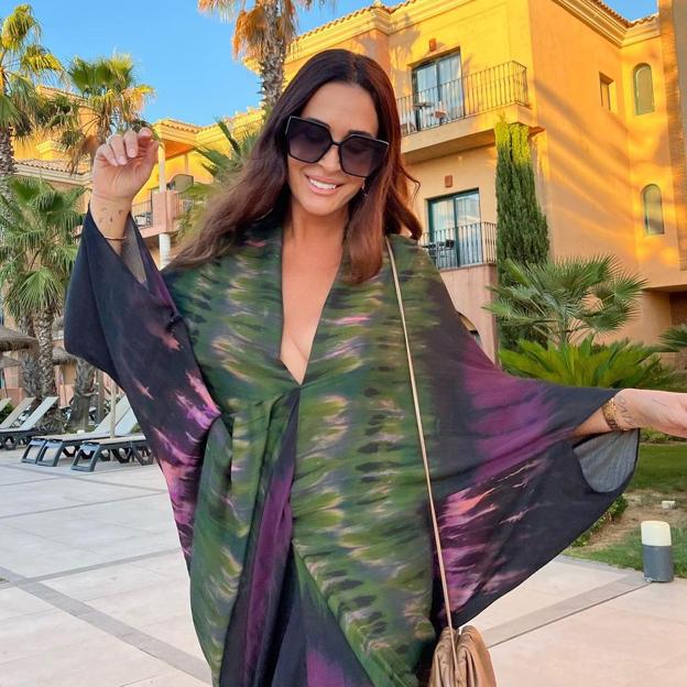 El vestido kimono de Zara de Vicky Martín Berrocal: el caftán que vale para todo