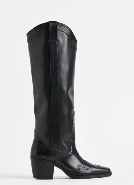 Botas de tacón por la rodilla de H&M, 69,99€.