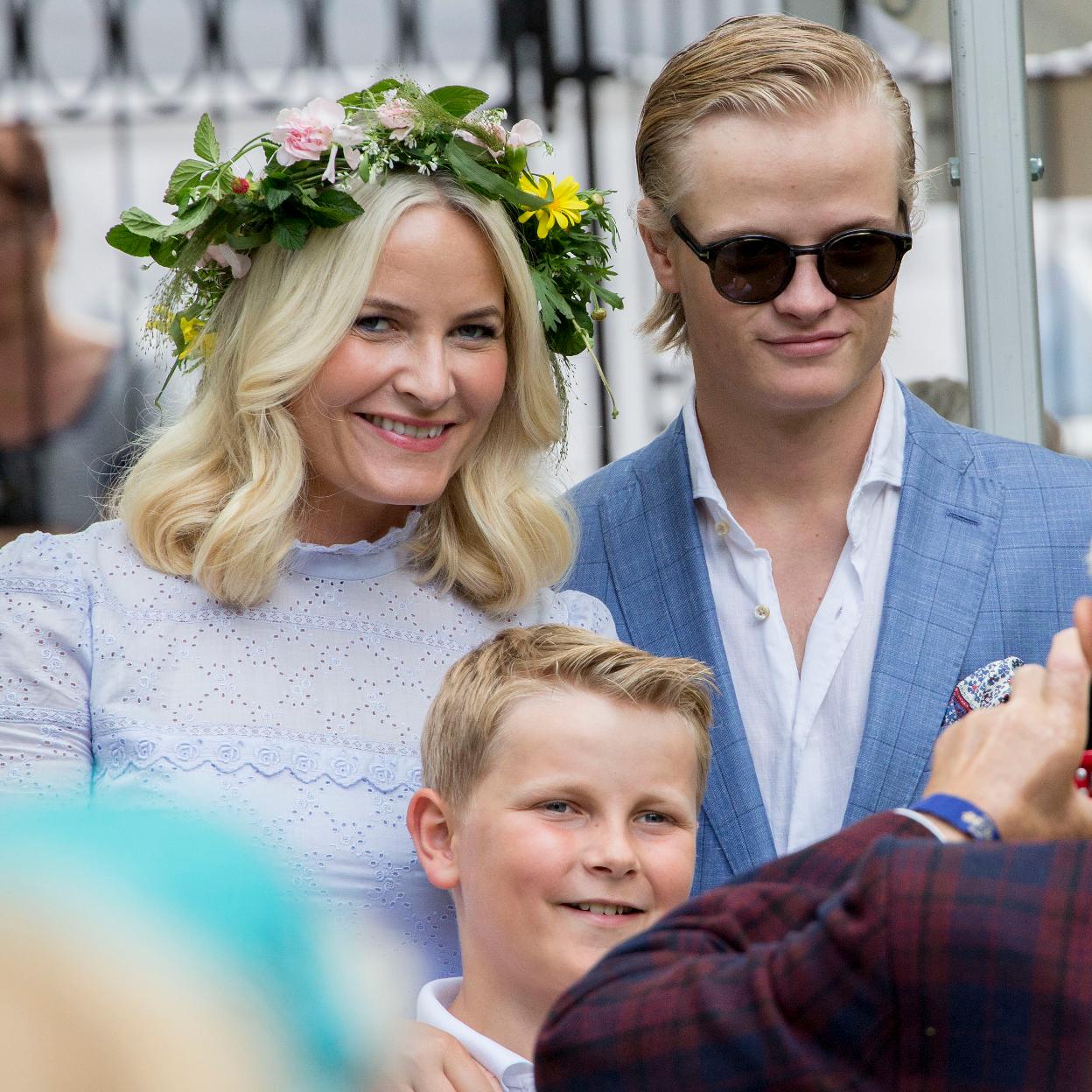 Marius Borg, hijo de Mette-Marit de Noruega. /instagram