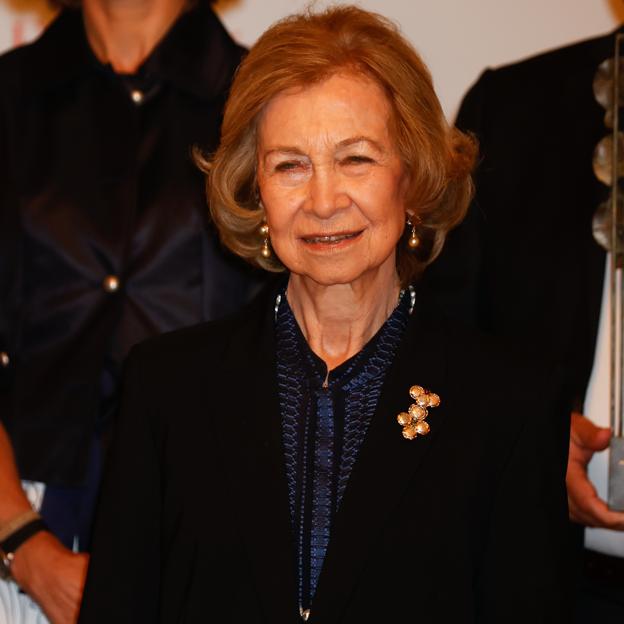 La reina Sofía en la entrega de premios.