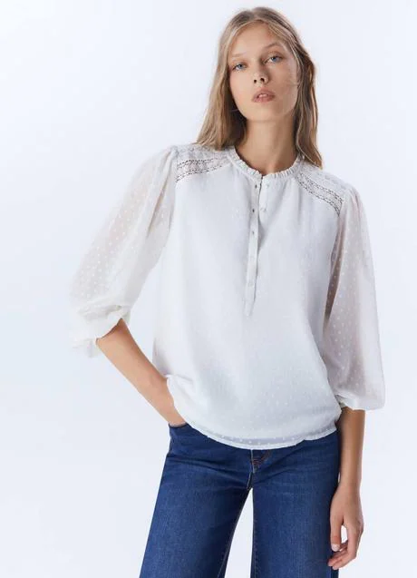 Herméticamente Caña peor Las blusas de plumeti que elevan la elegancia de tus looks al instante |  Mujer Hoy