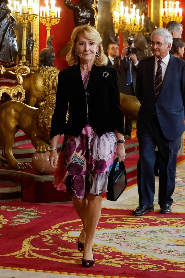 Los looks del besamanos en el Palacio Real: Esperanza Aguirre