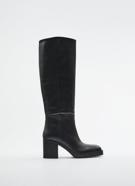 Las botas negras de Zara.