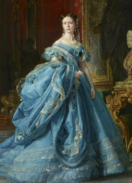 Eugenia de Montijo, en un retrato de Franz Xaver Winterhalter, conservado en el palacio de Liria.