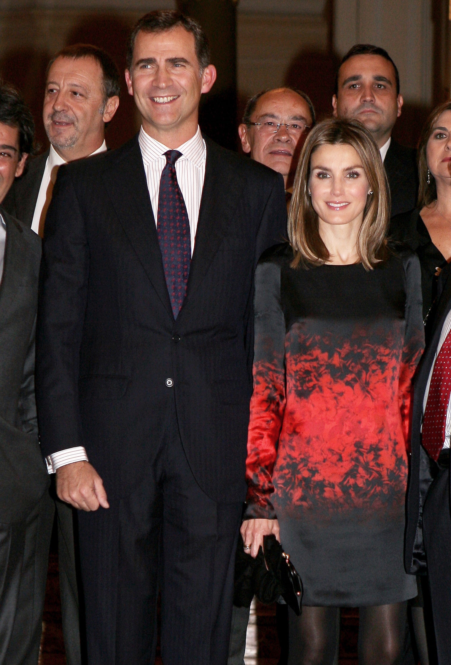 Letizia en el Premio Cerecedo 2011: en llamas