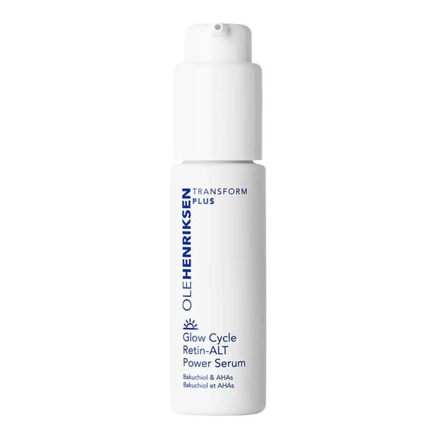 Glow Cycle Retin-ALT Power Serum con Bakuchiol de OleHenriksen.