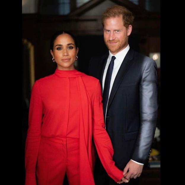 Meghan Markle y el príncipe Harry.