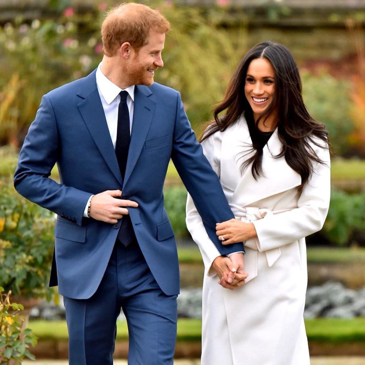 Enrique de Sussex y Meghan MArkle el día que anunciaron su compromiso/instagram