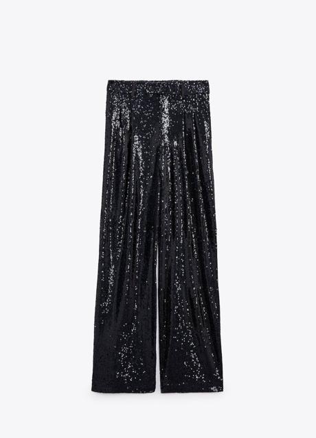 Pantalón negro de lentejuelas