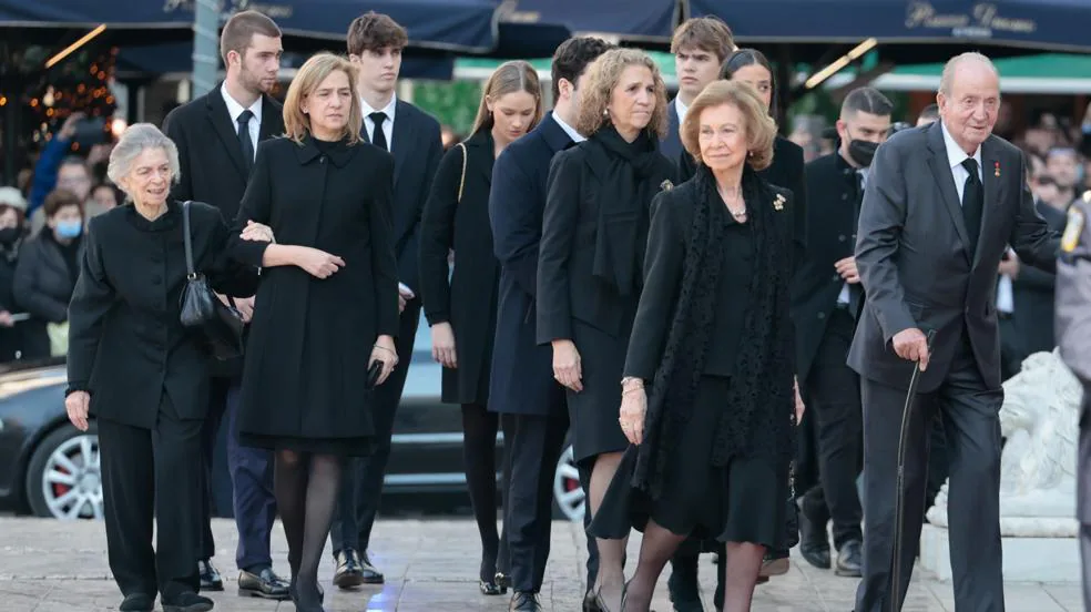 Todos los invitados royal al funeral de Constatino de Grecia: reyes coronados, momentos históricos y ausencias sonadas