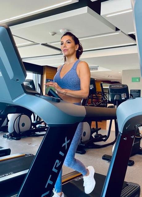 Eva Longoria entrenando/@evalongoria