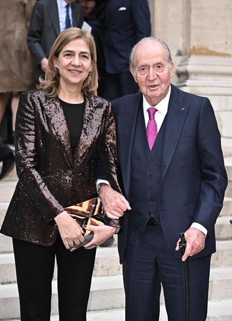 La infanta Cristina y el rey Juan Carlos. Foto: Gtres.