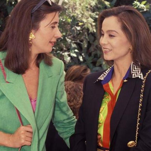 Isabel Preysler y Carmen Martínez-Bordiú. 