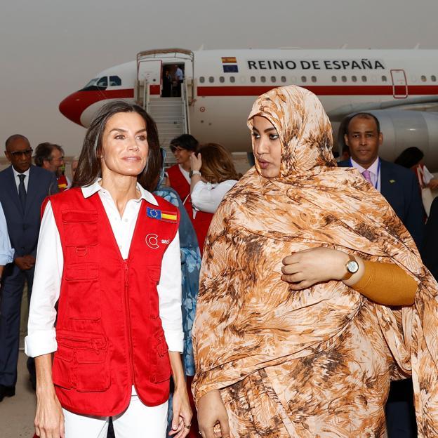 La reina Letizia en su visita oficial a Mauritania