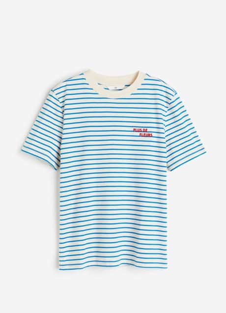 Camiseta con estampado de rayas de H&M (9,99 euros)