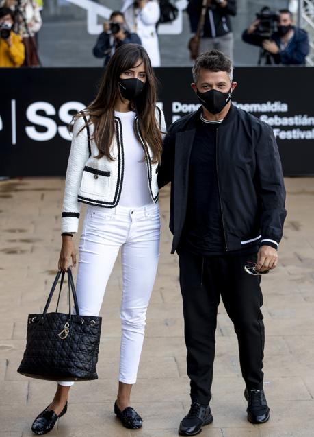 Rachel Vadlés y Alejandro Sanz en el Festival de Ssn Sebastián. / GTRES