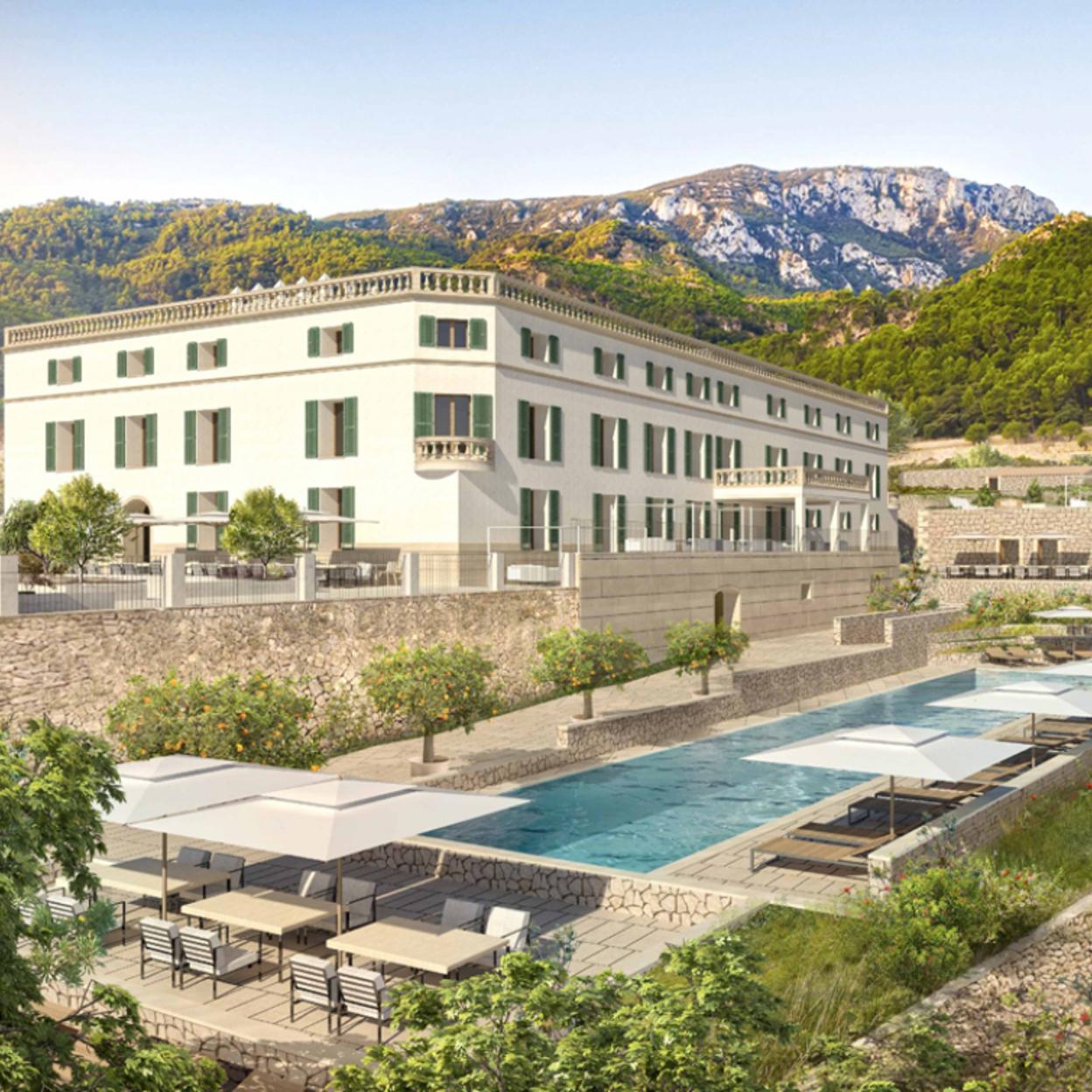 Exterior del hotel Son Bunyola, en Mallorca. /virigin limited edition