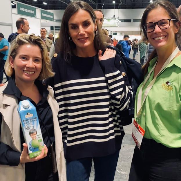 Letizia ha acudido varios años a BioCultura, la feria dedicada a la alimentación ecológica y los productos sostenibles de Madrid. 