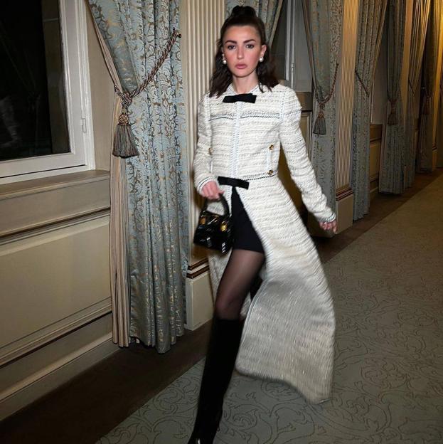 MODA: Los vestidos de tweed para copiar el estilo elegante francés de las  famosas en la Fashion Week de Paris