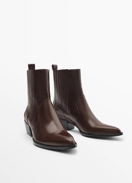 Botines cowboy de Massimo Dutti (129 euros)