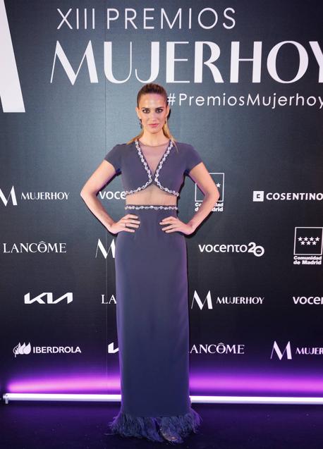 Teresa Baca, impresionante en nuestros XIII Premios Mujerhoy. 