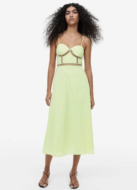 Vestido de tirantes de H&M (39,99 euros)