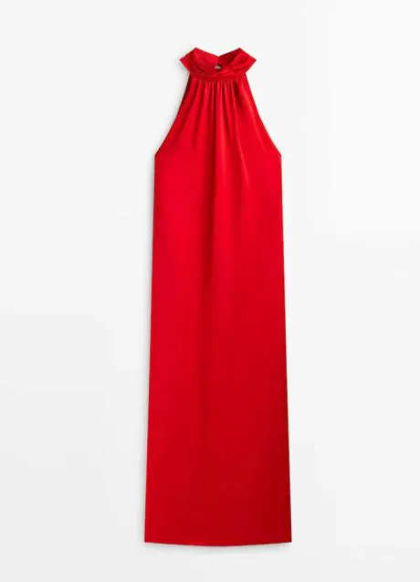 moda: Todas hablan del vestido rojo de Massimo Dutti que a las famosas | Mujer Hoy