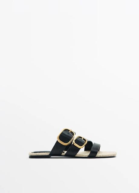 Sandalias planas de Massimo Dutti (79,99 euros)