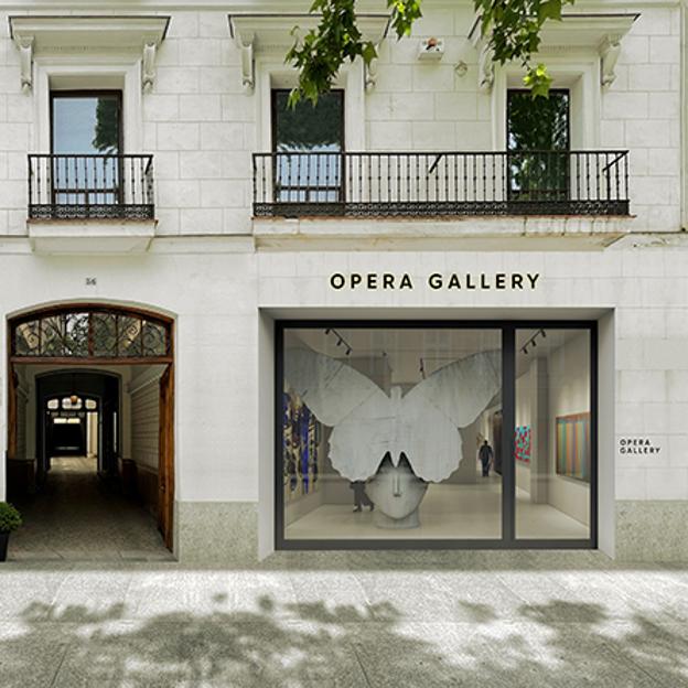 Fachada de Opera Gallery, en la calle Serrano de Madrid. 