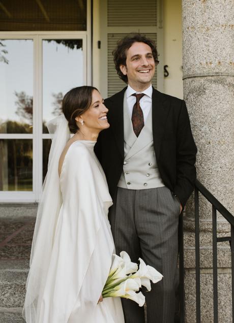 Enrique de Olaso y Cristina Aguilar, el día de su boda. (Plata.Forma)