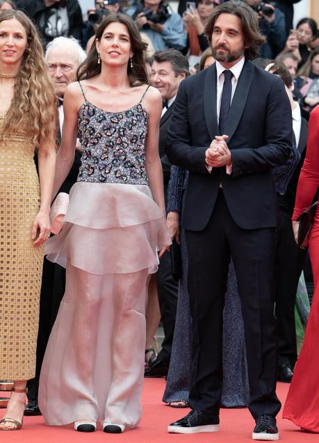 El vestido de Chanel de Carlota Casiraghi en Cannes. / GTRES