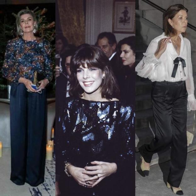 Los looks de Carolina de Mónaco en los que se ha inspirado Carlota Casiraghi.