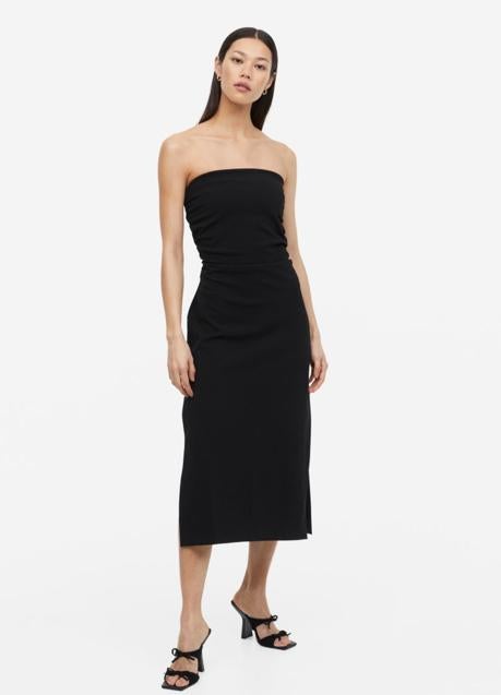 Vestido negro de H&M (39,99 euros)