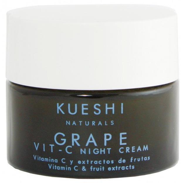 Crema de Noche Uva y Vitamina C de Kueshi.