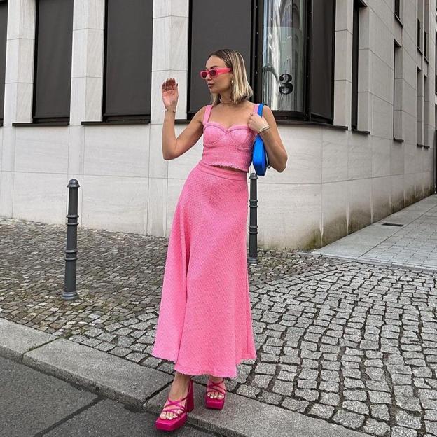 Así puedes combinar la falda campesina, la prenda boho chic del verano