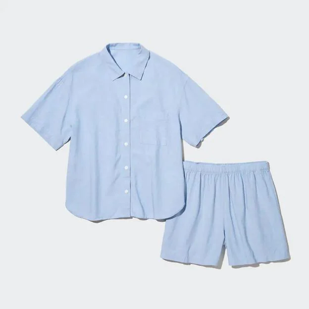  Conjunto de camisa de lino liso para mujer, conjunto de  pantalones cortos de club, trajes para mujer (gris, XXXXL) : Ropa, Zapatos  y Joyería