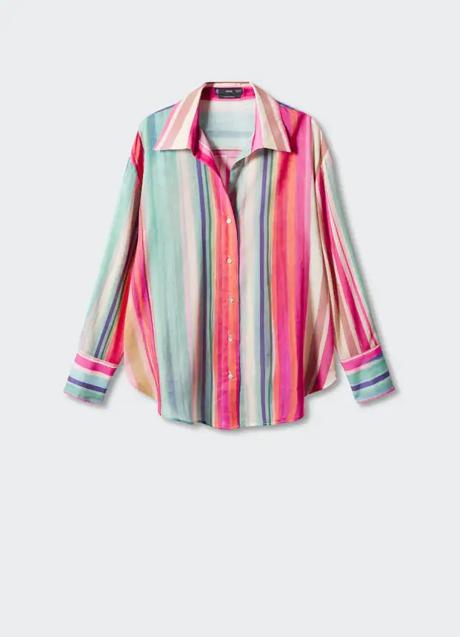 Camisa de rayas de Mango (39,99 euros)