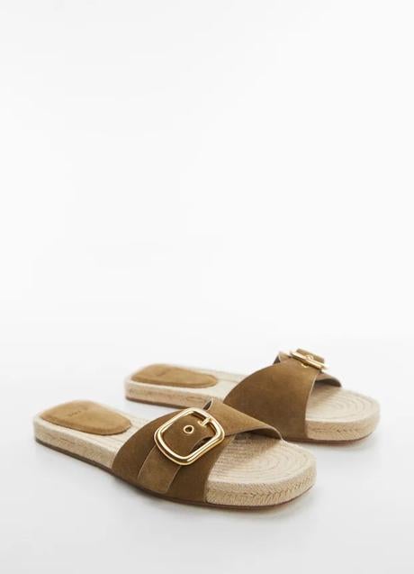 Sandalias planas de Mango (45,99 euros)