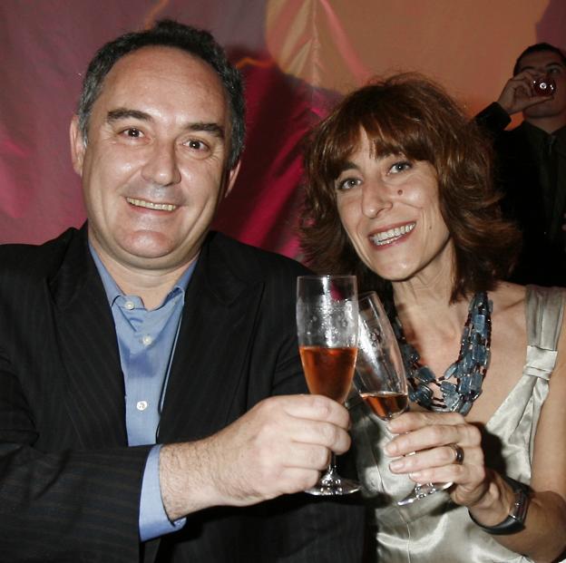 Ferrán Adrià e Isabel Pérez Barceló. /