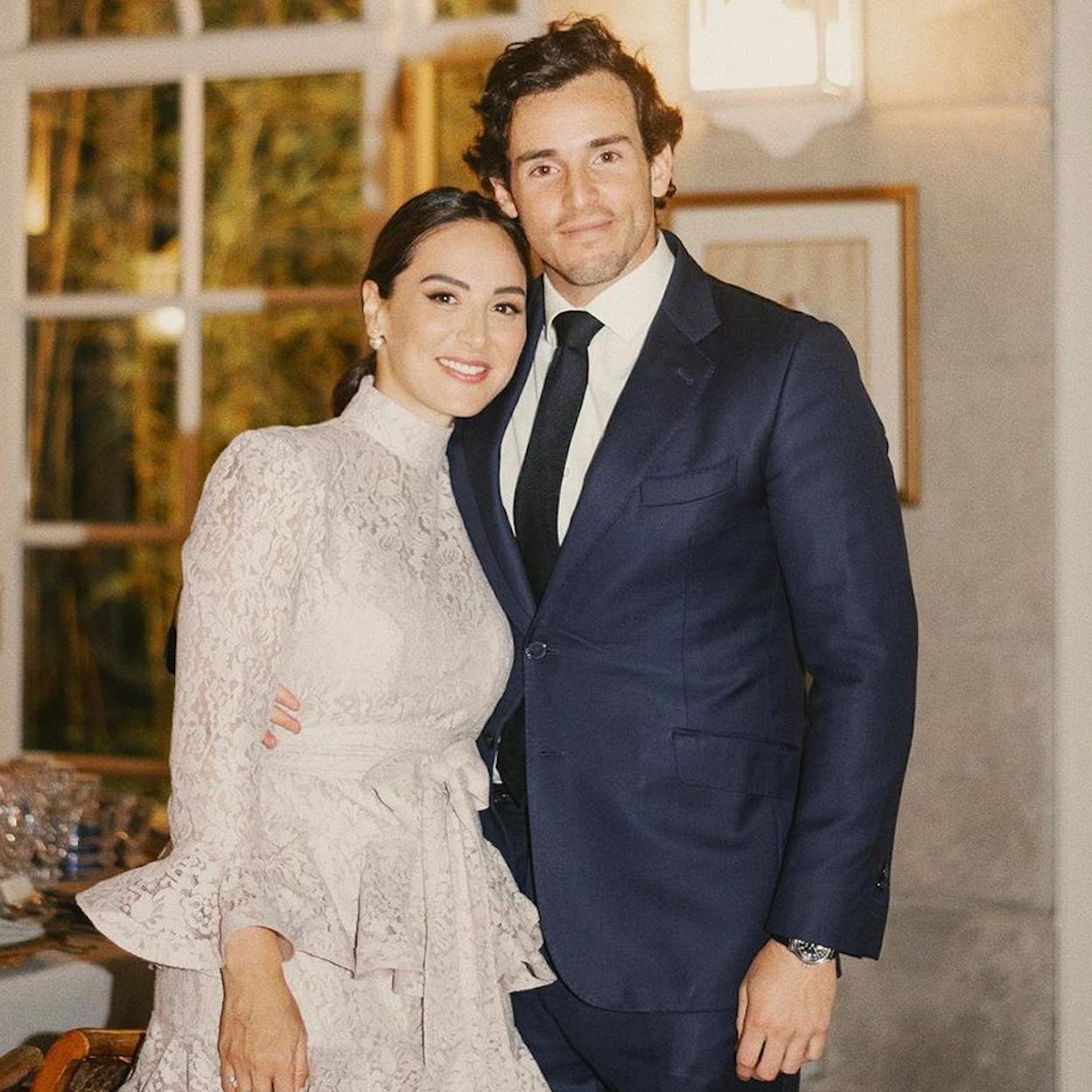 Tamara Falcó e Íñigo Onieva, en su fiesta de celebración de su compromiso, celebrada en casa de Isabel Preysler. /D.R.