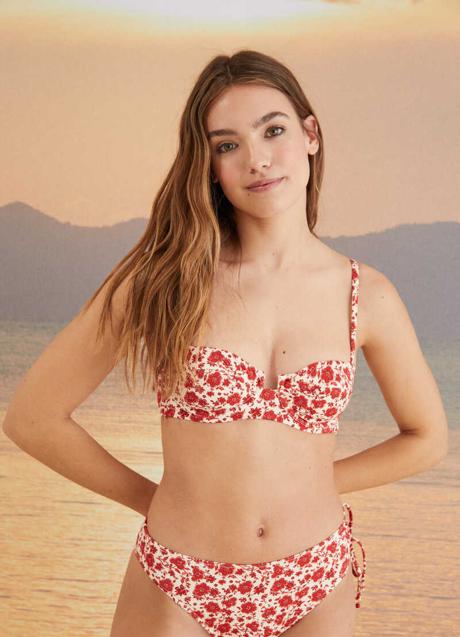 Top bikini aro cut-out flores de Women's Secret