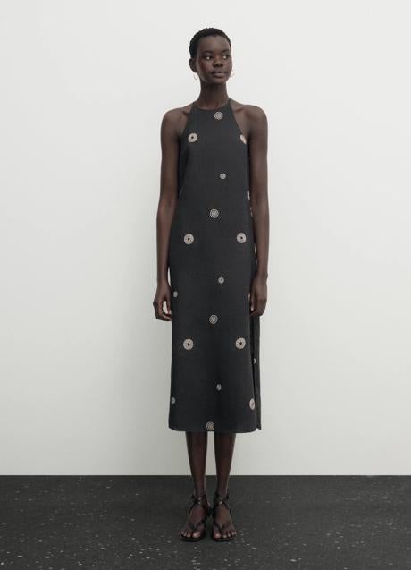 Vestido estampado de Massimo Dutti (99,95 euros)