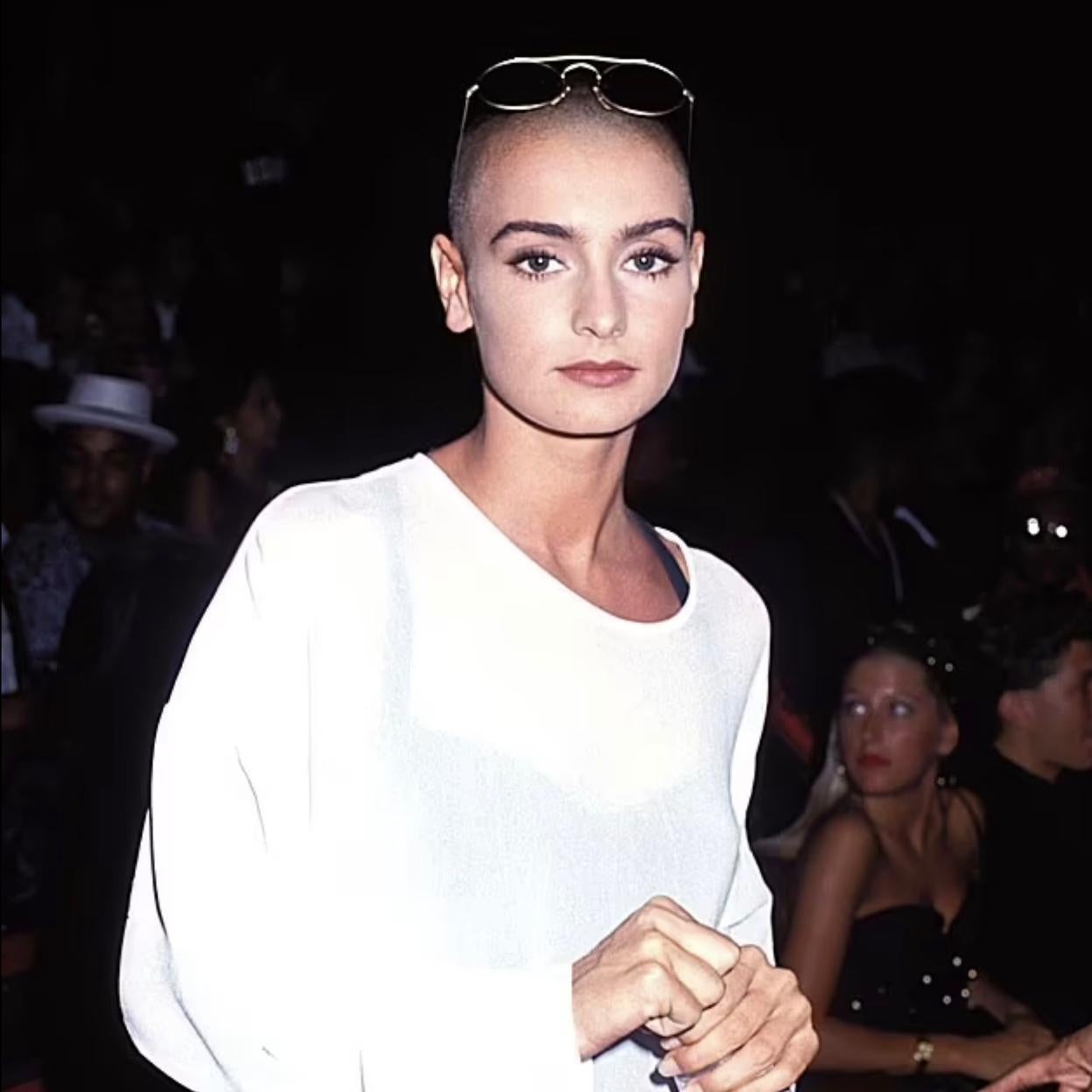 La cantante irlandesa Sinead O'Connor en los años 90. /getty images