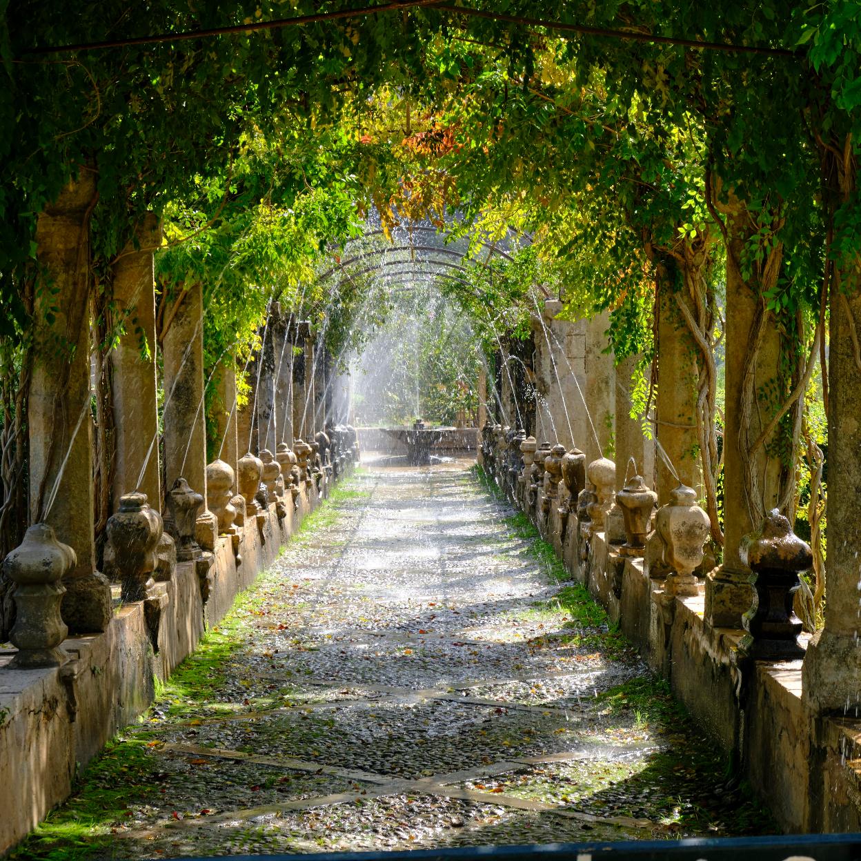 Jardines de Alfabia en Mallorca. //GETTY