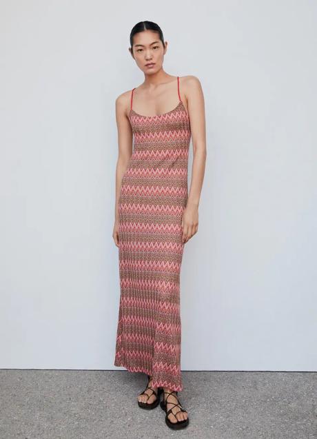 Vestido estampado de Mango (29,99 euros)